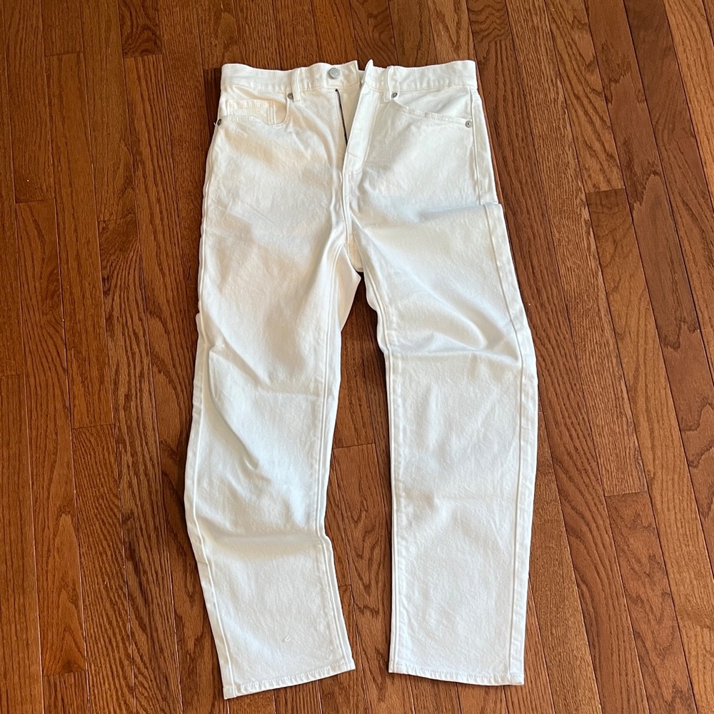 LOFT women’s  Crisp White straight leg